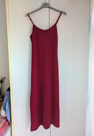 Vestito rosso Nuna Lie Taglia S, nuovo.