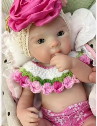 Muñeca bebé reborn de silicona