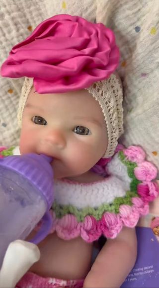 Muñeca bebé reborn de silicona