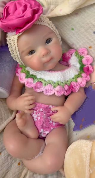 Muñeca bebé reborn de silicona