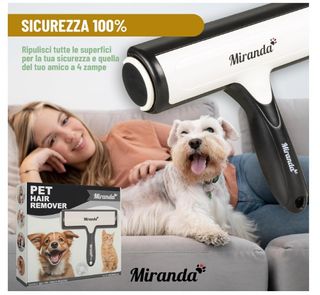 Rullo spazzola peli cani gatti vestiti tessuti