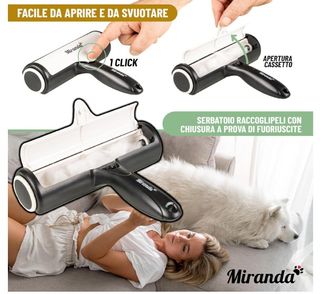 Rullo spazzola peli cani gatti vestiti tessuti
