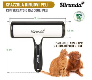 Rullo spazzola peli cani gatti vestiti tessuti