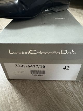 Zapatos London Dolls negros, talla 42
