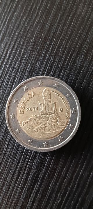 Moneda 2€ España 2014 Park Güell