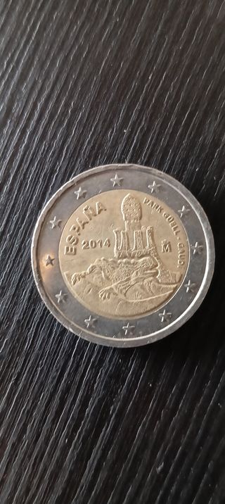 Moneda 2€ España 2014 Park Güell
