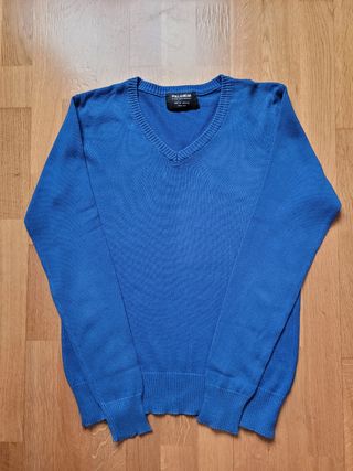 Jerséy Pull & Bear azul talla S