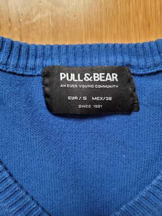 Jerséy Pull & Bear azul talla S