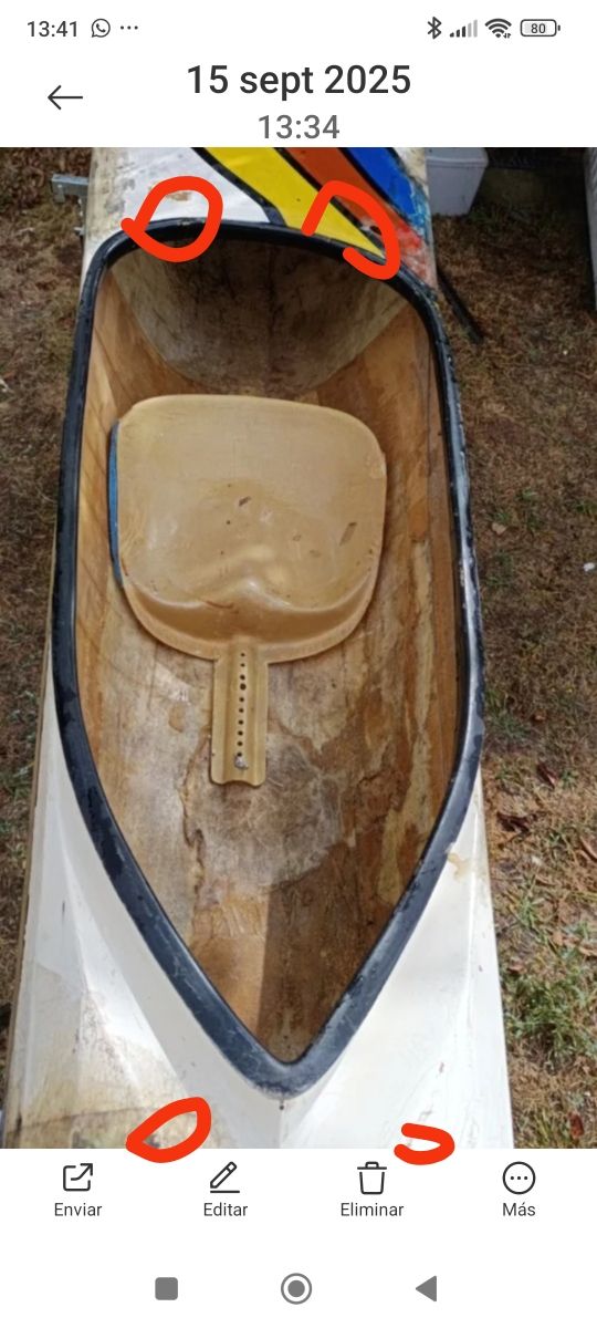 Piragua K1 - Kayak de Competición