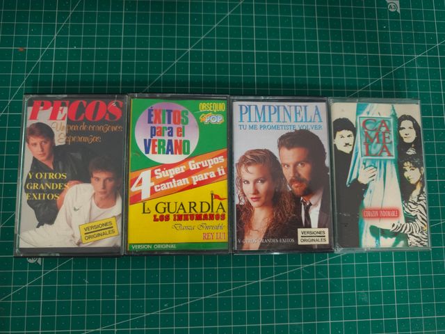 Pack de 4 Cassetes Históricas