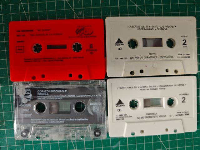 Pack de 4 Cassetes Históricas