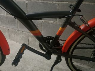 Btwin 500 S Bicicleta urbana negra con guardabarro
