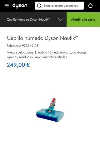 Spazzola Dyson Nautik per sottomarino V15