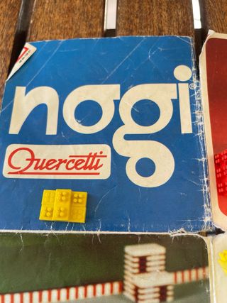Mattoncini costruzioni Nogi Quercetti vintage 