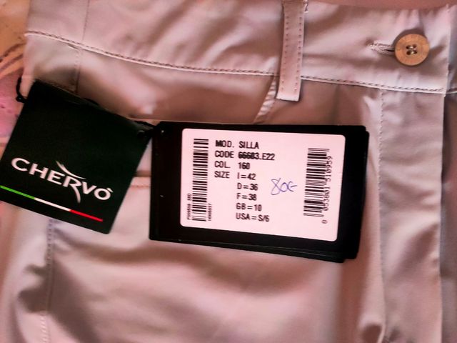 Pantaloni Chervo Grey nuovi di zecca