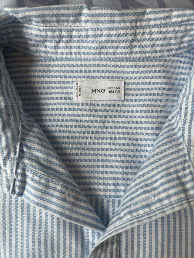 Camisa niño rayas Mango - Talla 13