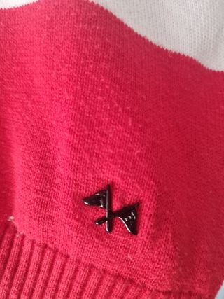 Jersey rayas rojas-blancas Burberry