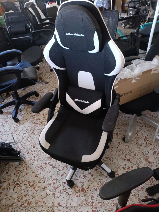 Silla Gaming Azul-Negra