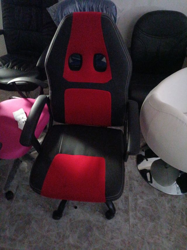 Silla Gaming Azul-Negra