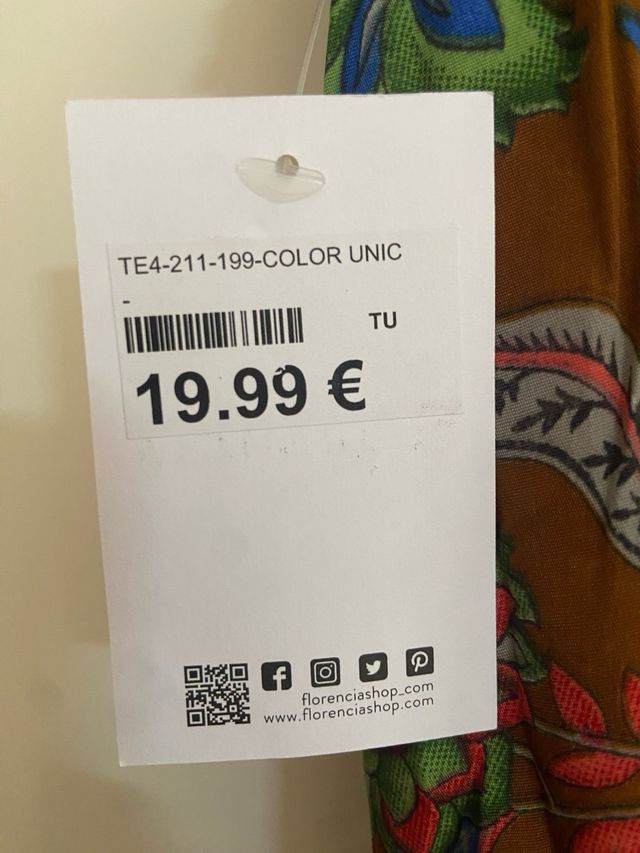 Pantalón ancho estampado