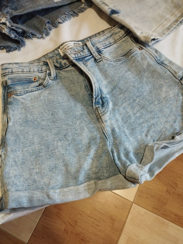 Lote vaqueros cortos
