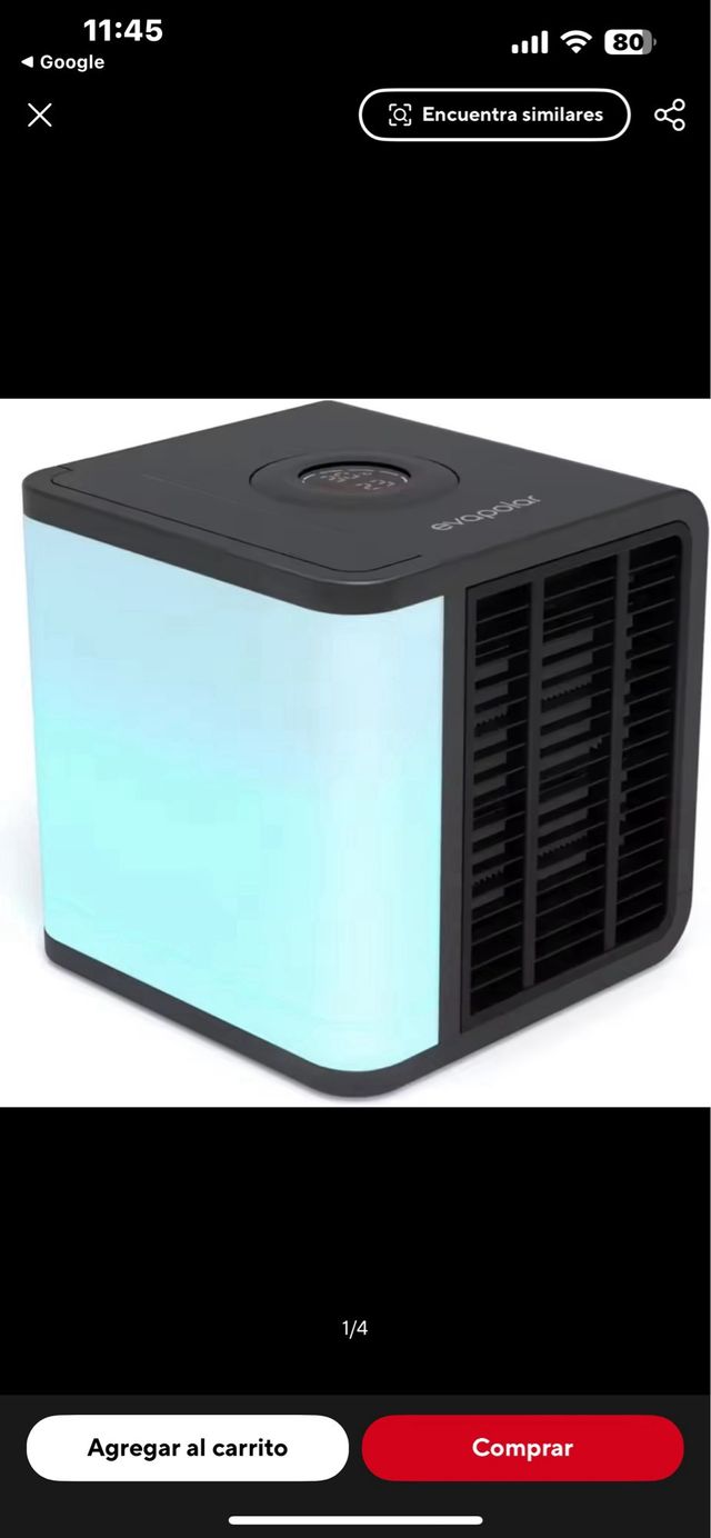 Aire acondicionado portátil blanco