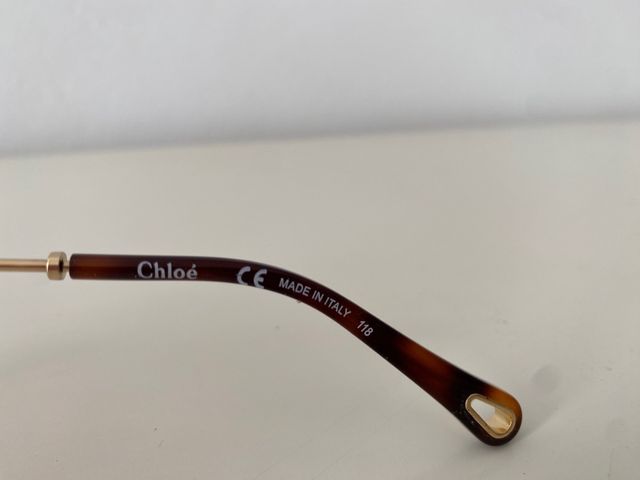 Gafas Chloé nuevas doradas y rosas