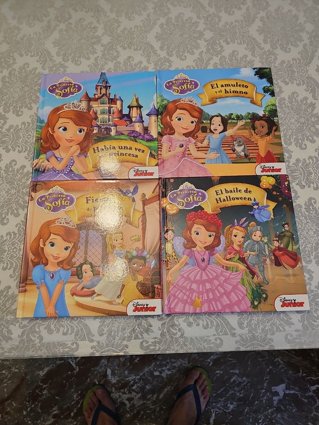 Libros de "la princesa Sofía", 5 libros