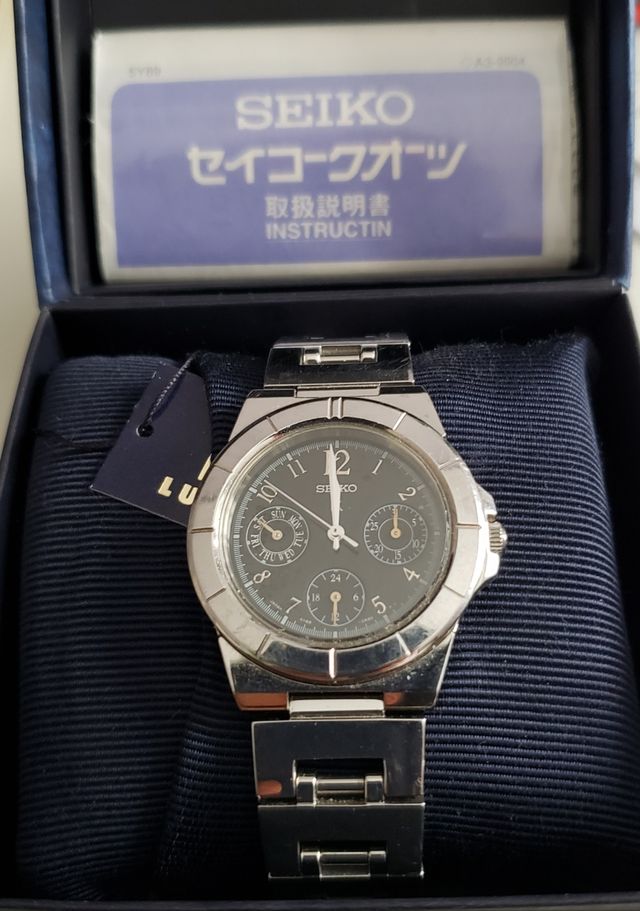 Reloj Seiko Lukia 5Y89-0B30 vintage