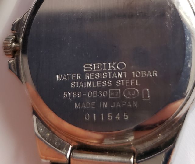 Reloj Seiko Lukia 5Y89-0B30 vintage