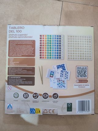 Juego Infantil Tablero del 100