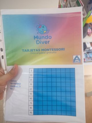 Juego Infantil Tablero del 100