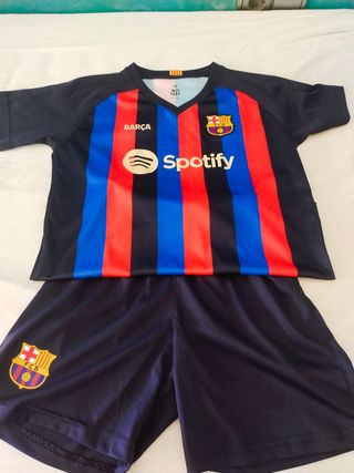 Equipación FC Barcelona niño talla 12