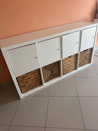 Estanteria Kallax Ikea blanca