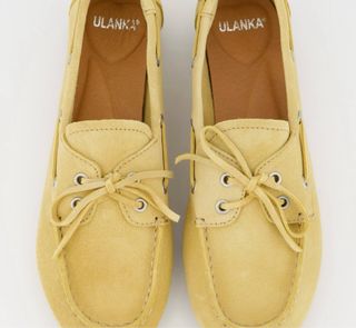 Mocasines Ulanka ante amarillos