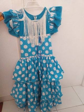Traje sevillana niña 8-10 años