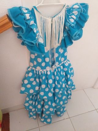 Traje sevillana niña 8-10 años