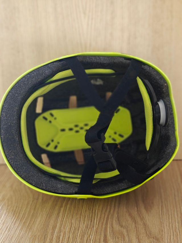 Casco bici niño Btwin amarillo