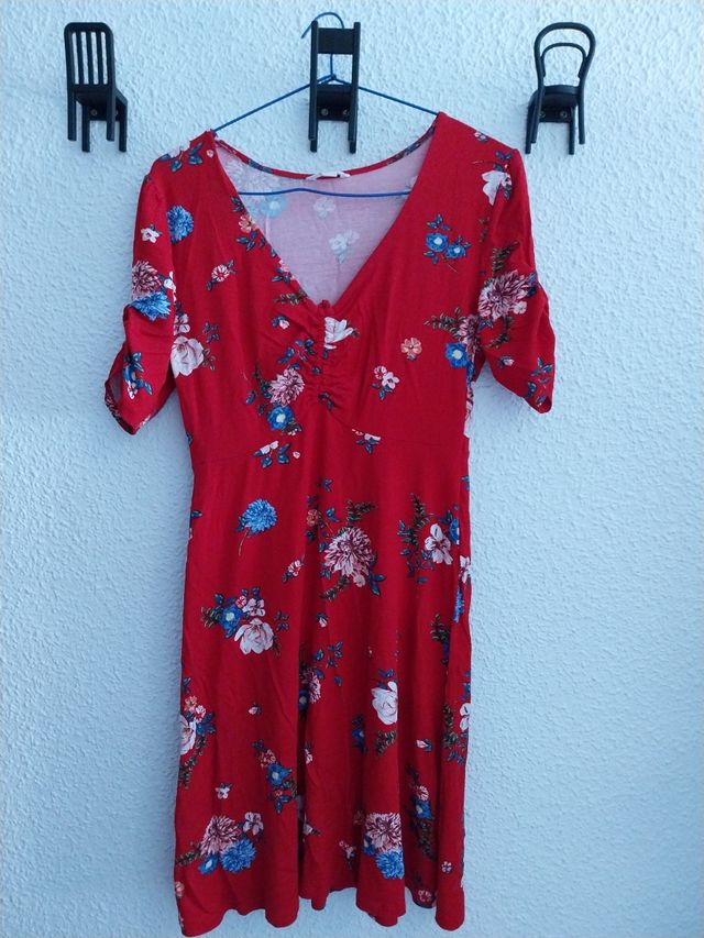 Vestido rojo Springfield - Talla L