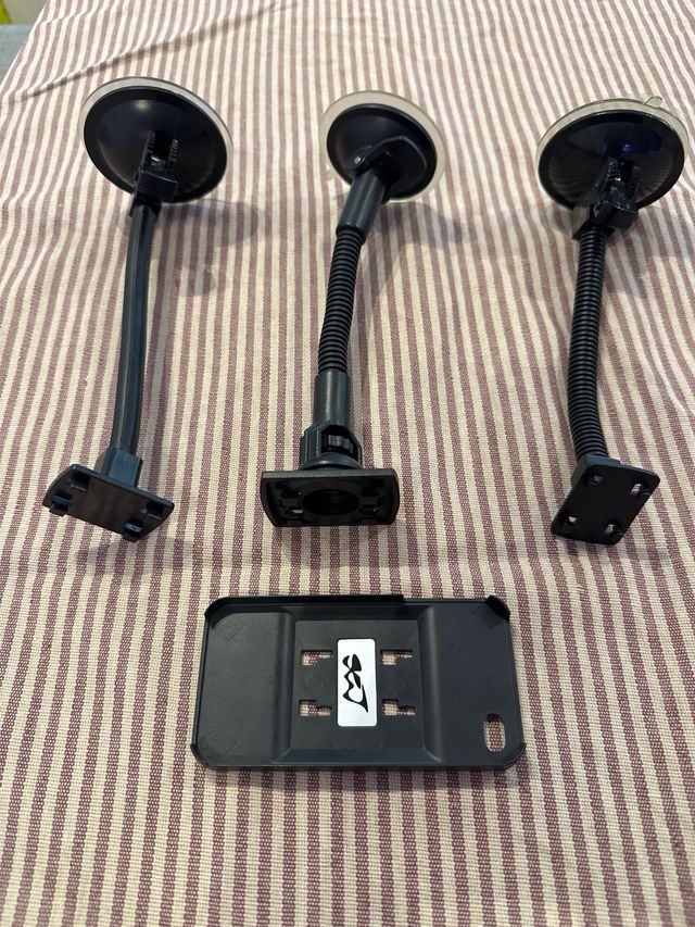 Soportes móviles ventosa - 3 uds