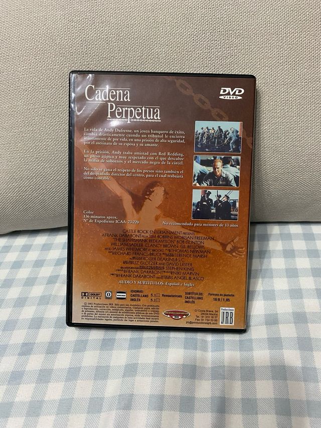 Cadena Perpetua (DVD) - Edicion remasterizada