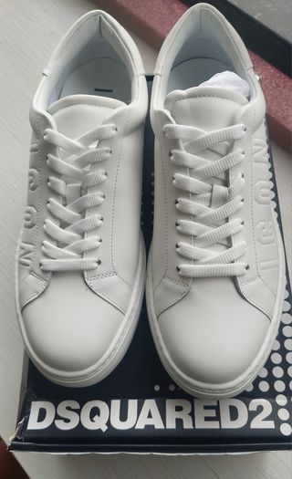 Dsquared2 Icon Sneakers Blancas 42 nuevas  