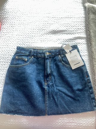 Mini Falda Vaquera Pull&Bear - Talla S