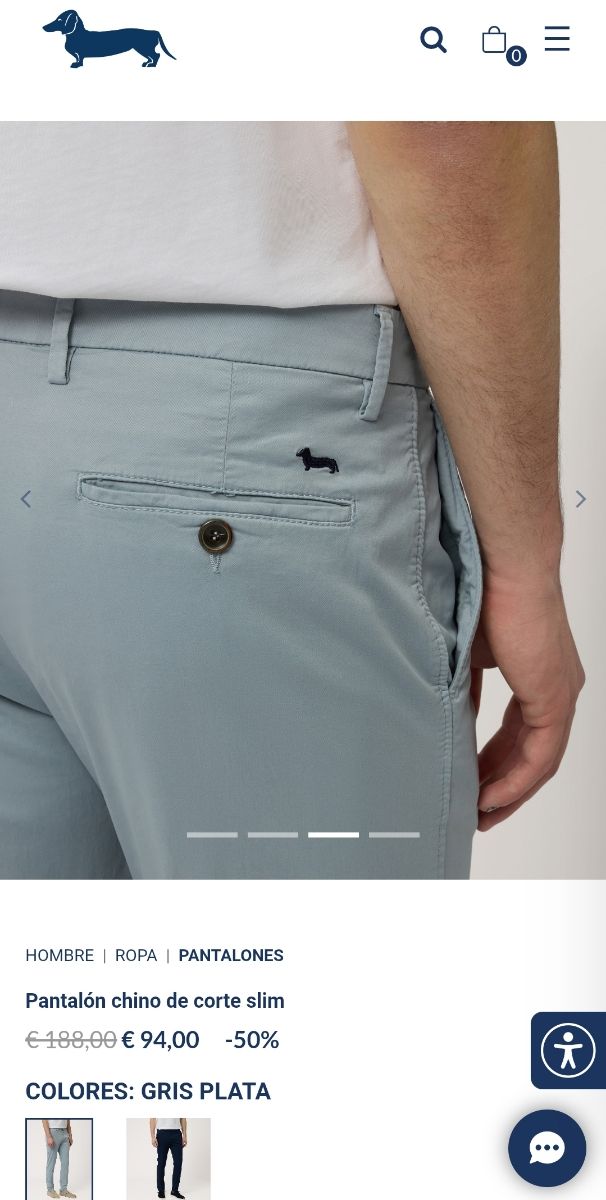 Pantaloni chino grigi Harmont & Blaine