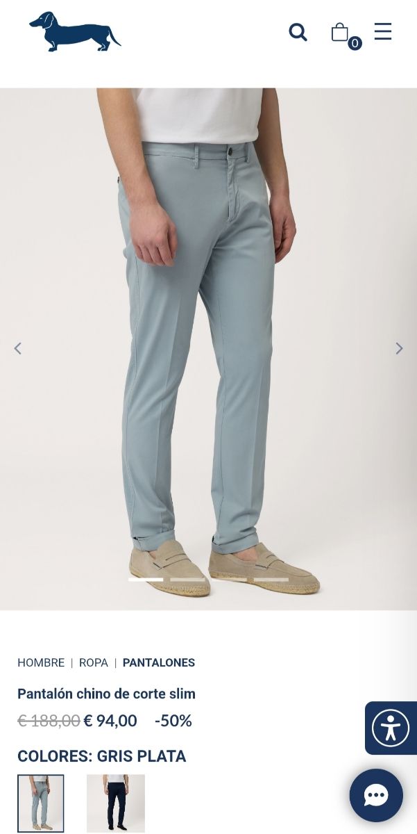 Pantaloni chino grigi Harmont & Blaine