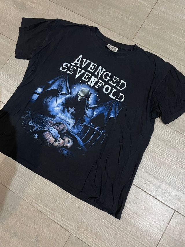 Camiseta Avenged Sevenfold negra