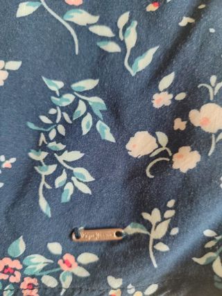 Vestido floral Pepe Jeans azul