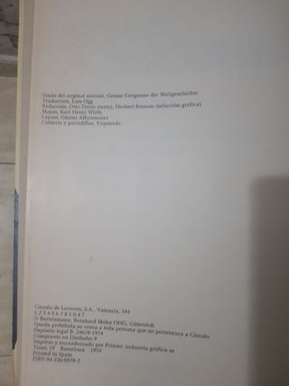 Grandes acontecimientos de la historia