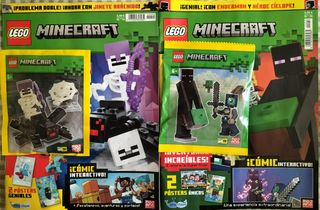Revistas Lego Minecraft con figura