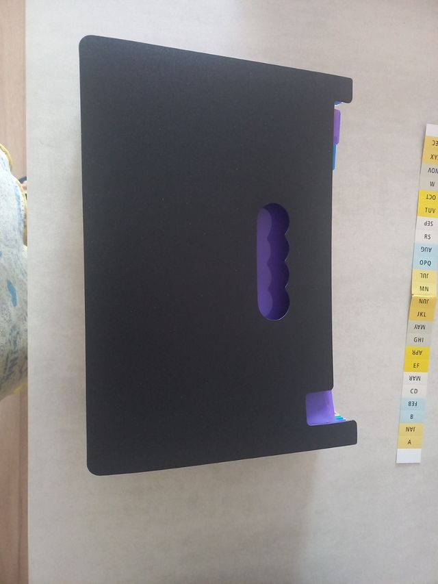 Carpeta expandible | Clasificadores arcoiris.